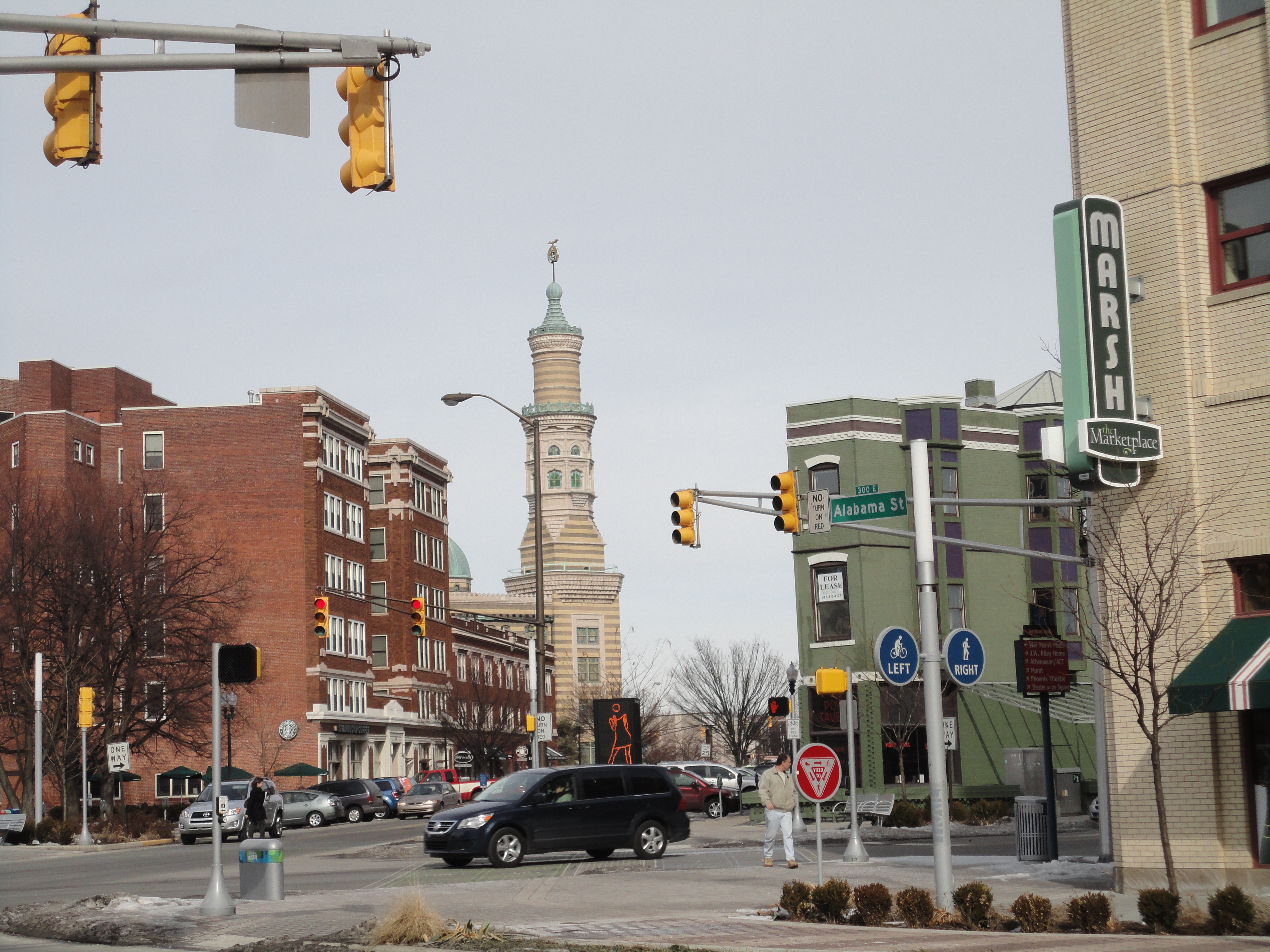 Mass Ave in Indianapolis