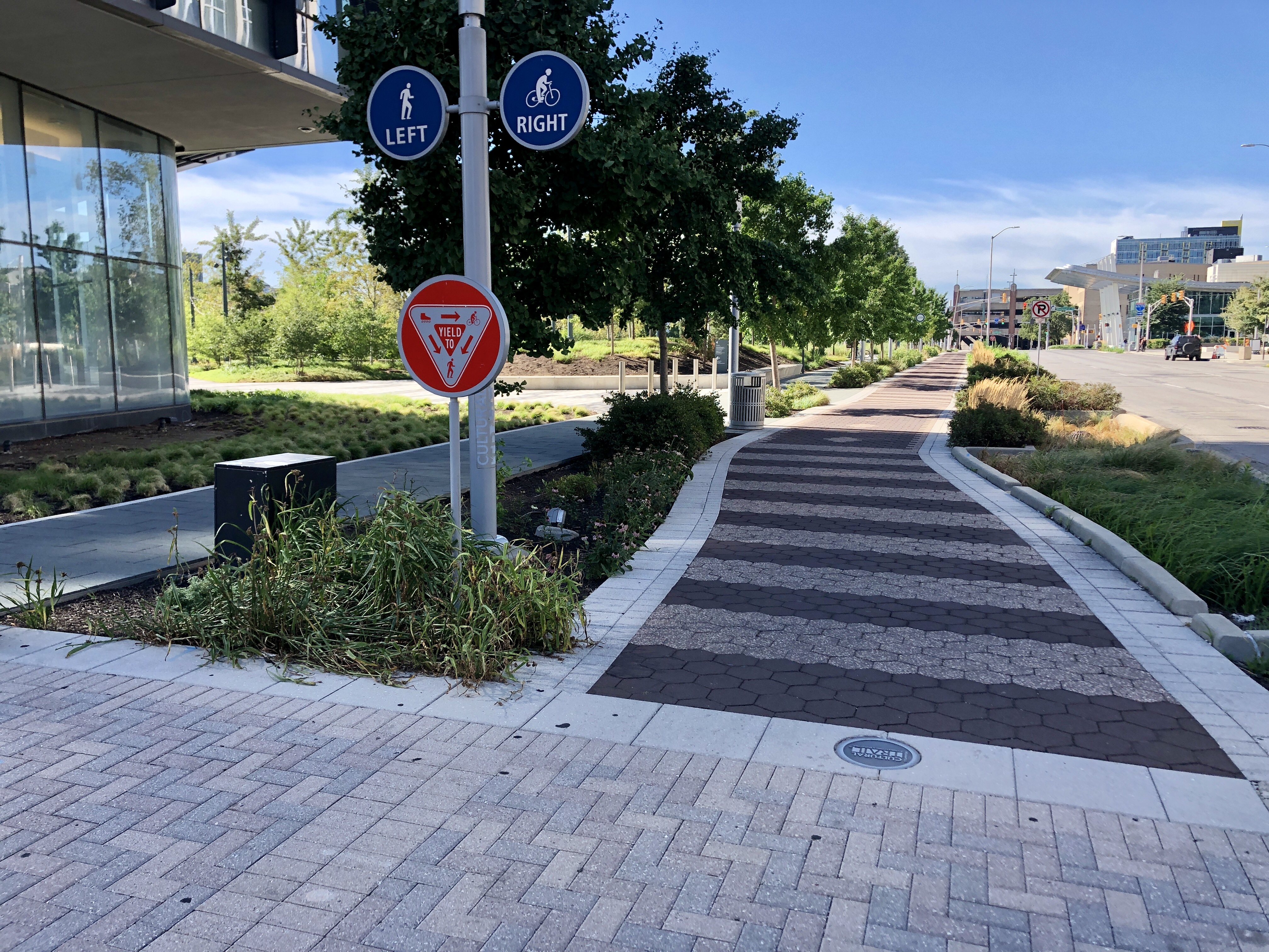 Indianapolis Cultural Trail in summer